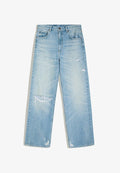 Bershka BAGGY JEANS - Baggy Jeans - blue denim