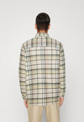 REVOLUTION CHECKED OVERSHIRT ZIP WITH FLAG LABEL