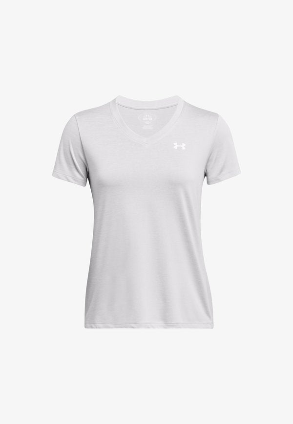 Under Armour TECH TWIST - Sports T-shirt - halo gray white