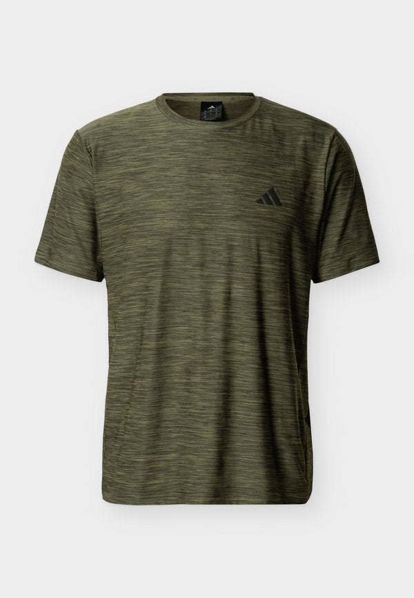 adidas Performance Sports T-shirt - olive strata melange