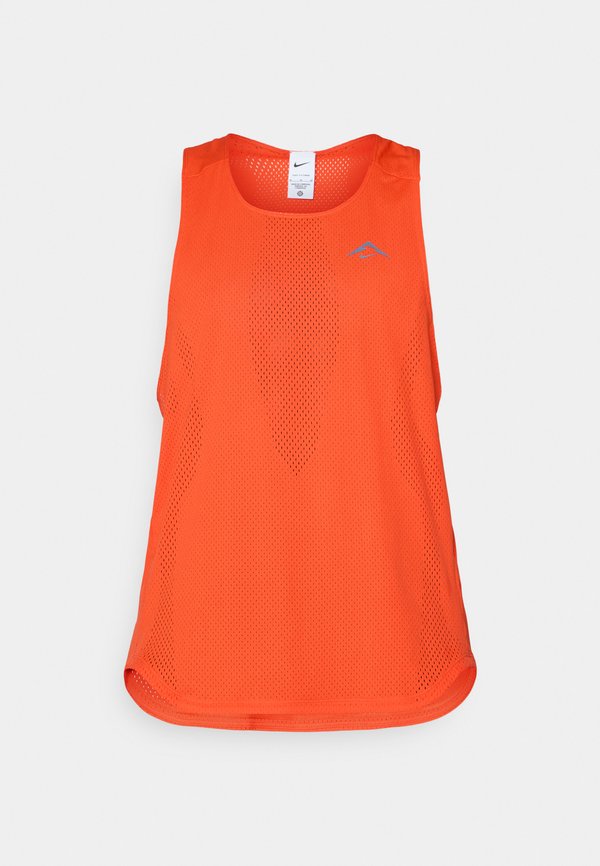 Nike Performance TRAILWIND SINGLET - Top - picante red/red sepia/heather/black
