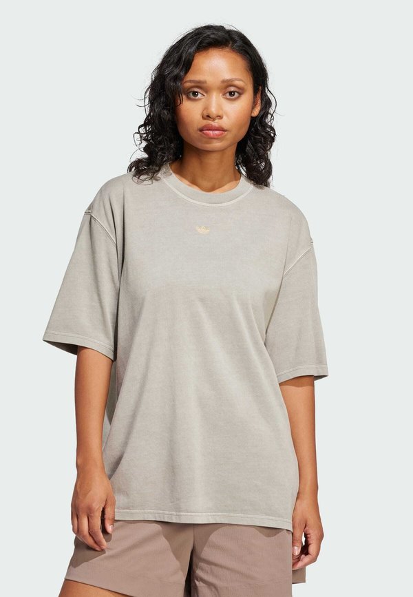 adidas Originals WASHED TEE - Basic T-shirt - silver pebble
