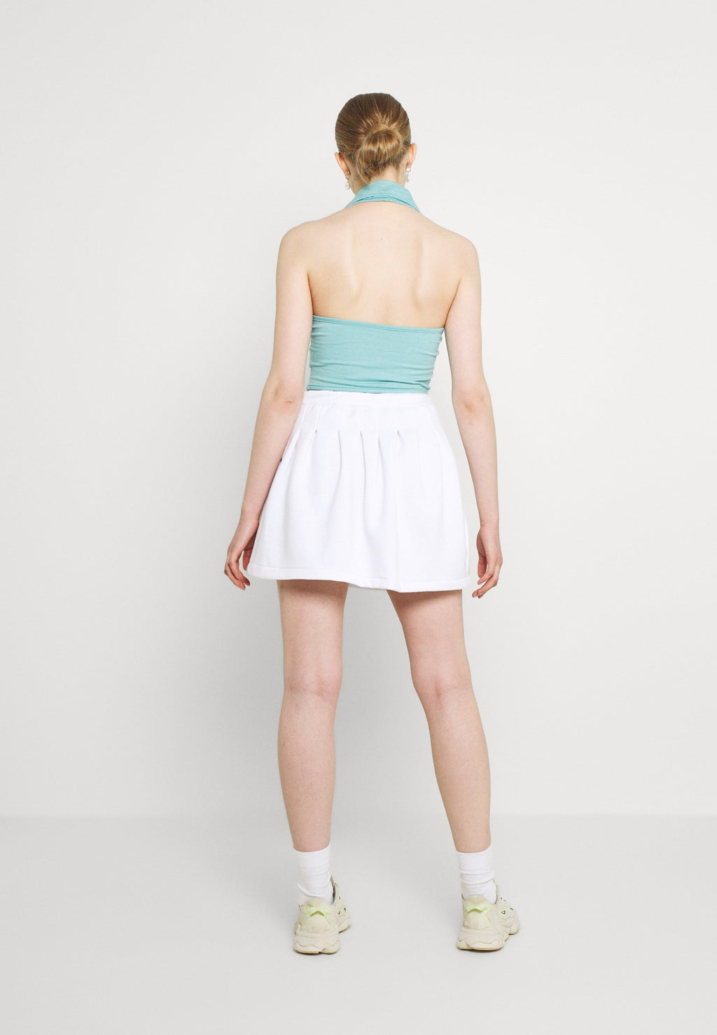 Missguided SPLICED PLEATED SKIRT