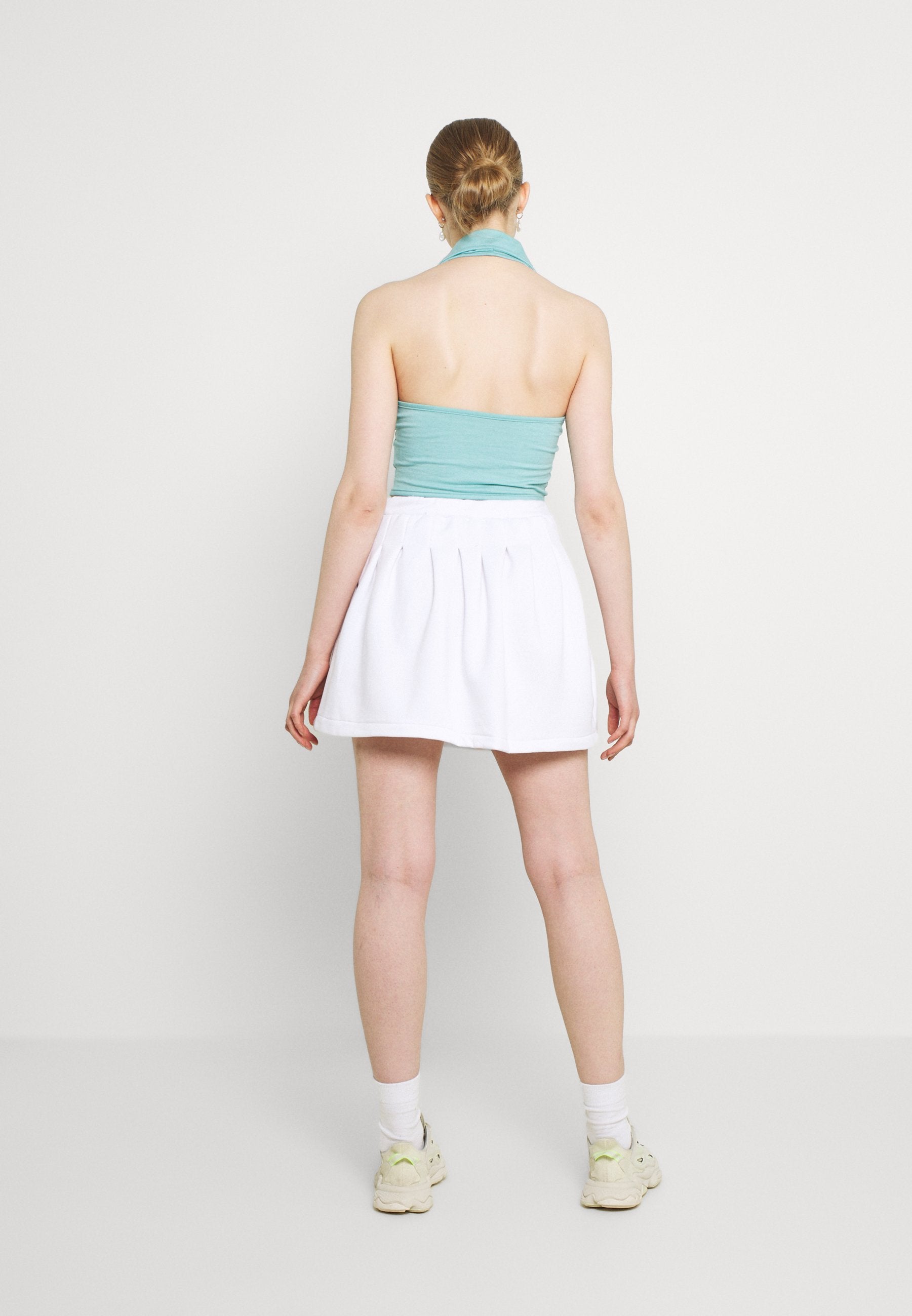Missguided SPLICED PLEATED SKIRT