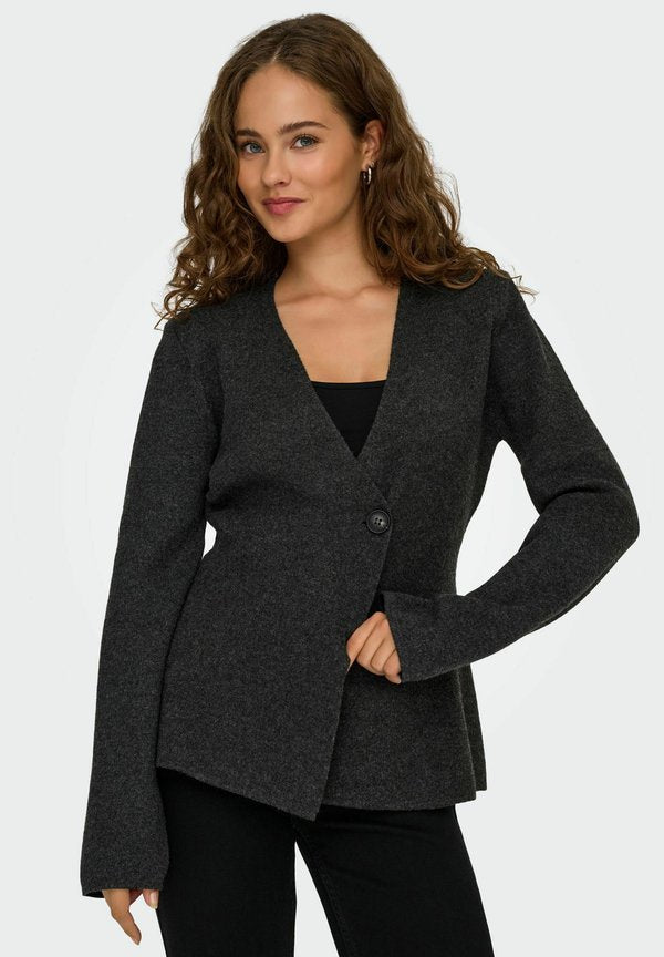 ONLY ONLMYERA - Cardigan - dark grey melange
