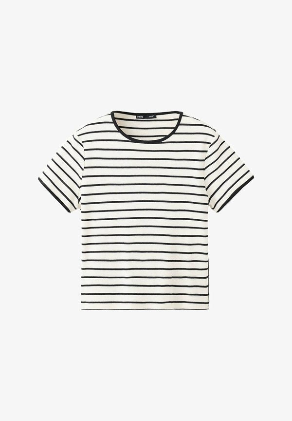 Mango ADULT - Print T-shirt - black