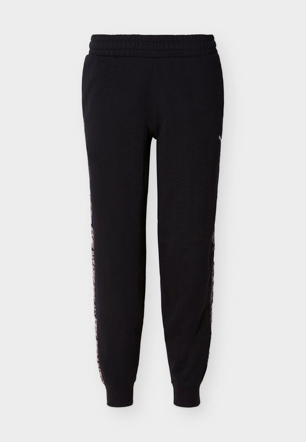 Puma GRAPHIC ANIMAL COMFORT PANTS - Tracksuit bottoms - black