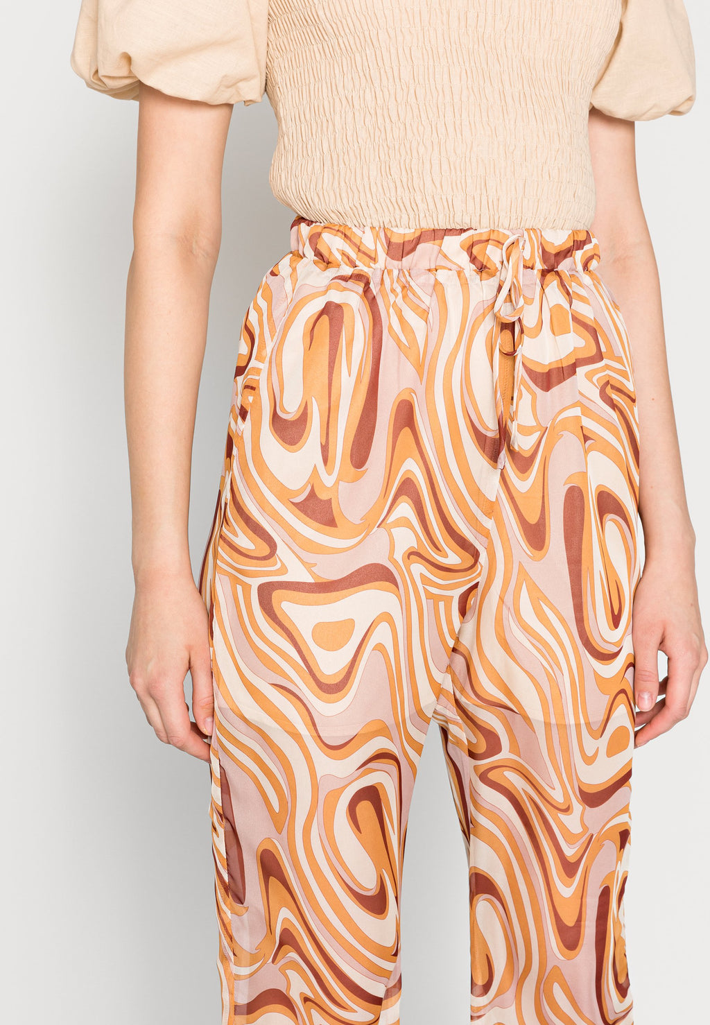 Glamorous HIGH WAISTED WIDE LEG TROUSER