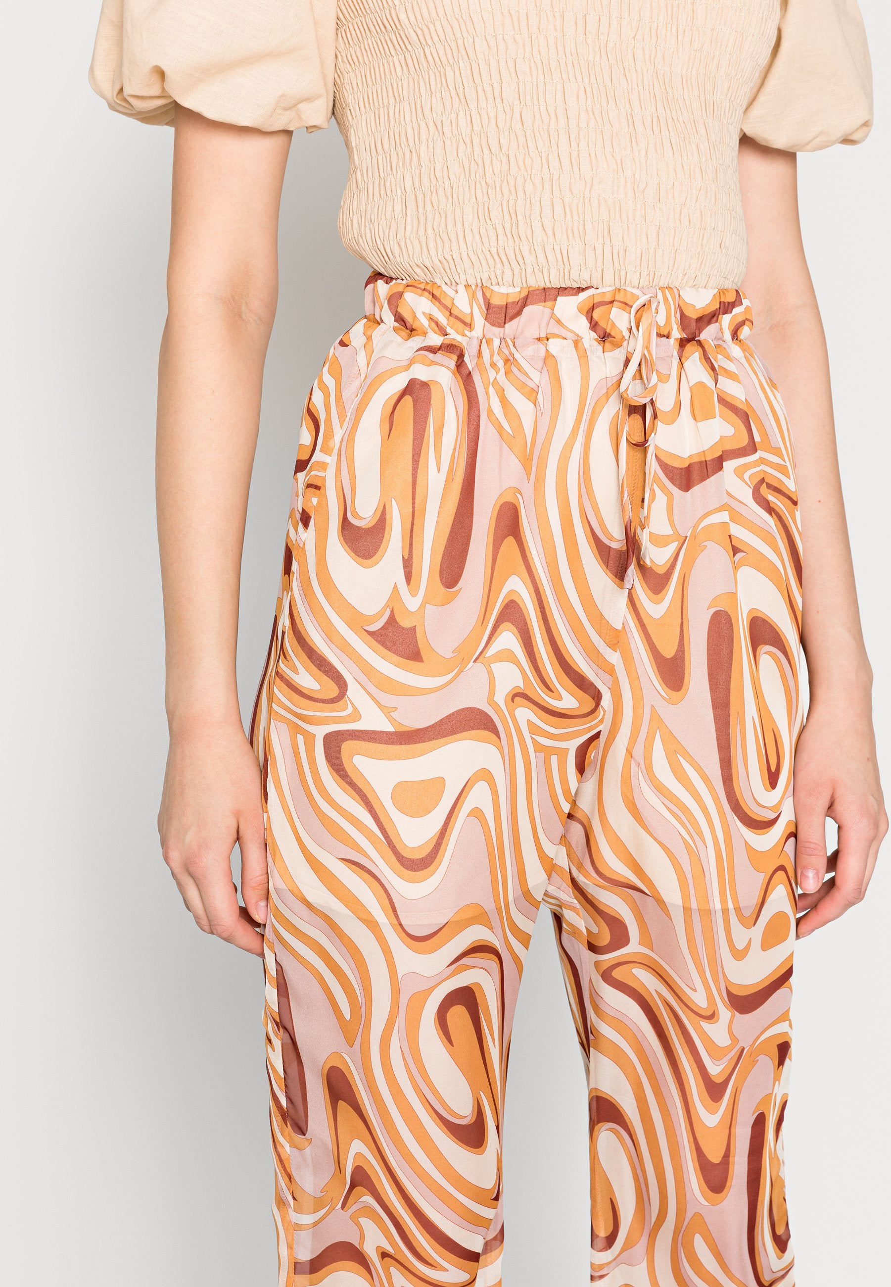 Glamorous HIGH WAISTED WIDE LEG TROUSER