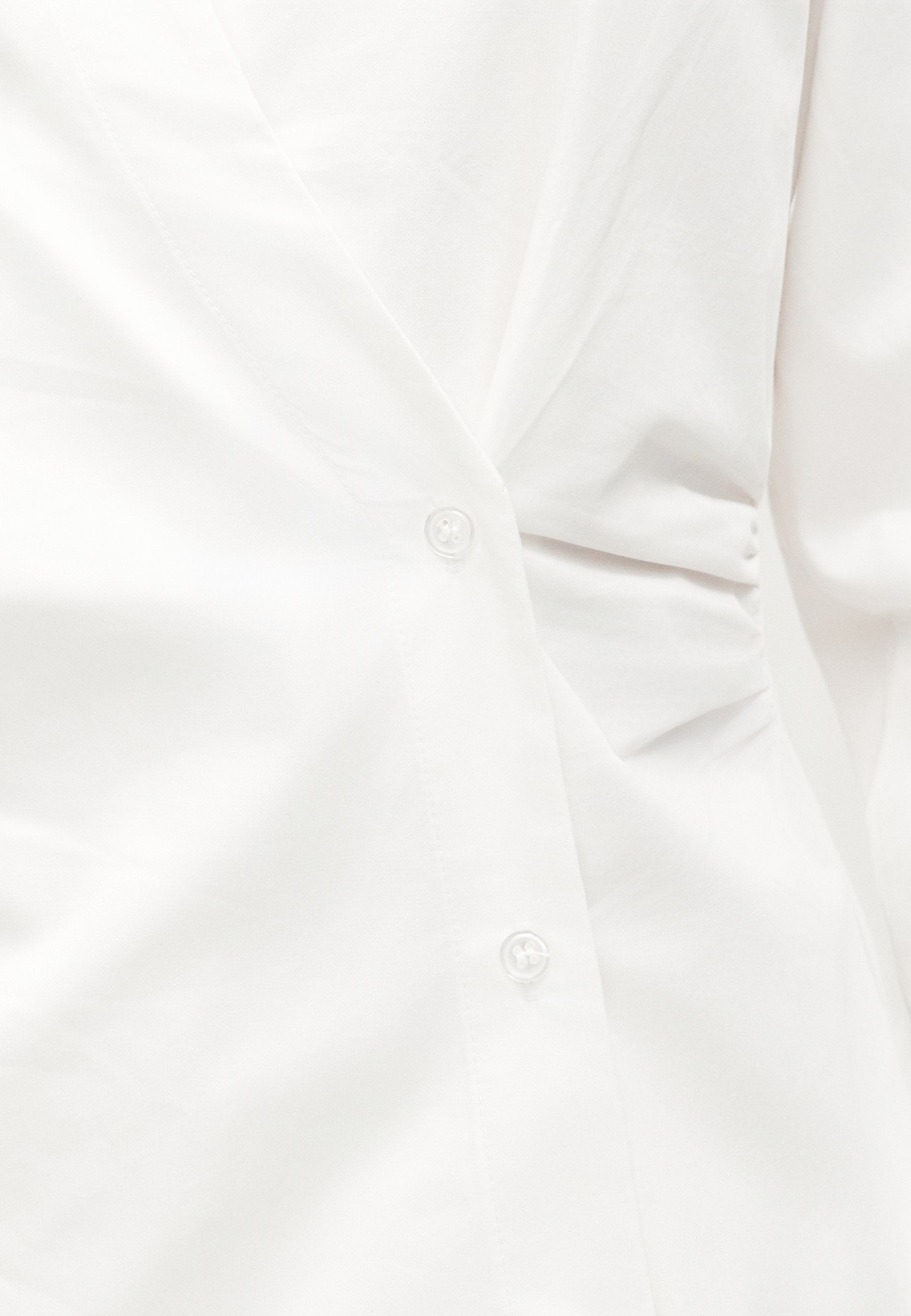 Selected SLWFIA FITTED ASYMETRIC V NECK SHIRT