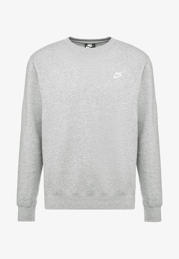 Nike Sportswear CRW - Hoodie - grey heather/white