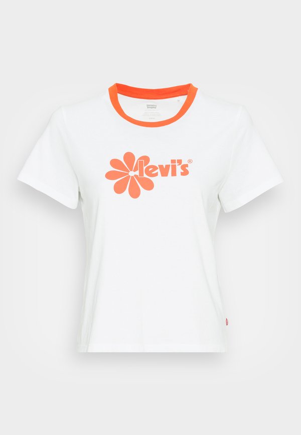 Levi's® GRAPHIC JORDIE TEE - Basic T-shirt - white