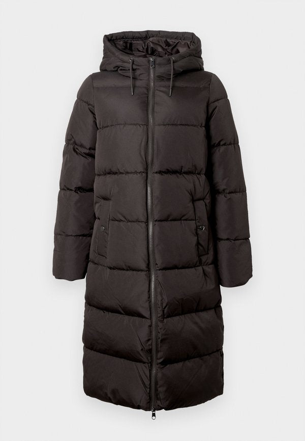 Vero Moda VMMICHELLE HOOD - Winter coat - chocolate torte