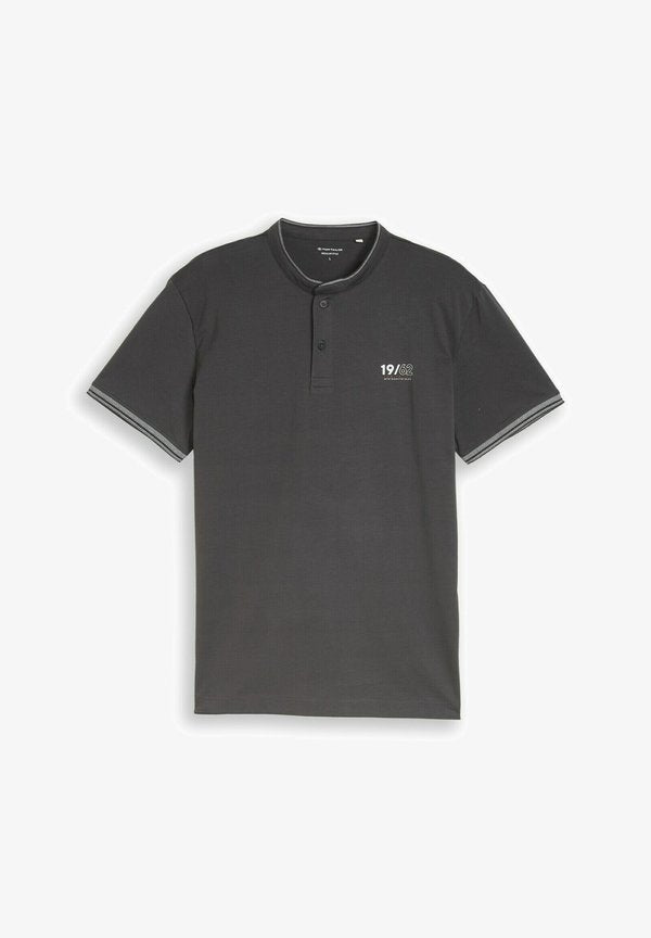 TOM TAILOR MIT STEHKRAGEN - Polo shirt - tarmac grey