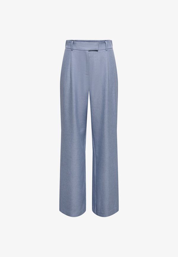 ONLY ONLLINDA HW STR MEL PANTS TLR NOOS - Trousers - vintage indigo