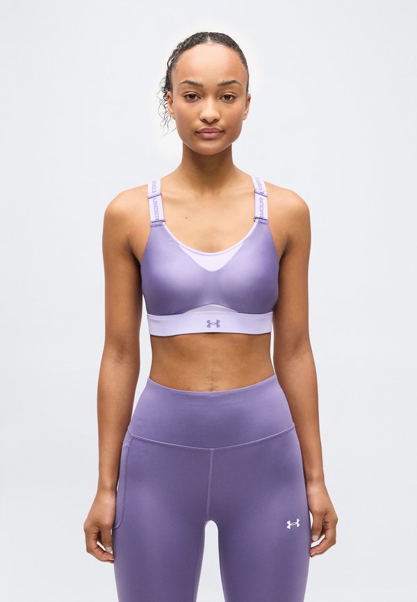 Under Armour INFINITY HIGH 2.0 BRA - High support sports bra - purple luxe/purple crest