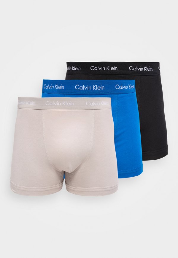 Calvin Klein Underwear 3 PACK - Trunks - classic blue/porpoise/black