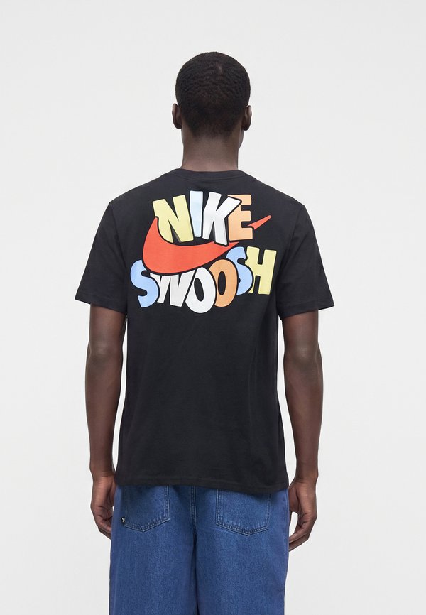 Nike Sportswear HELIER UPCYCLE - Print T-shirt - black