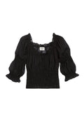 Claudie Pierlot BLOUSE COURTE VOLANTS