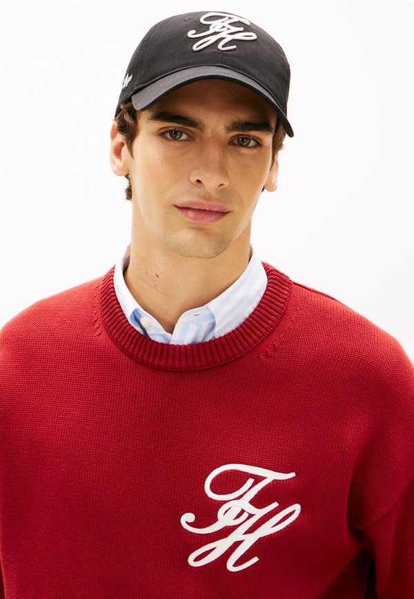 Tommy Hilfiger TH SCRIPT SOFT 6 PANEL CAP UNISEX - Cap - black