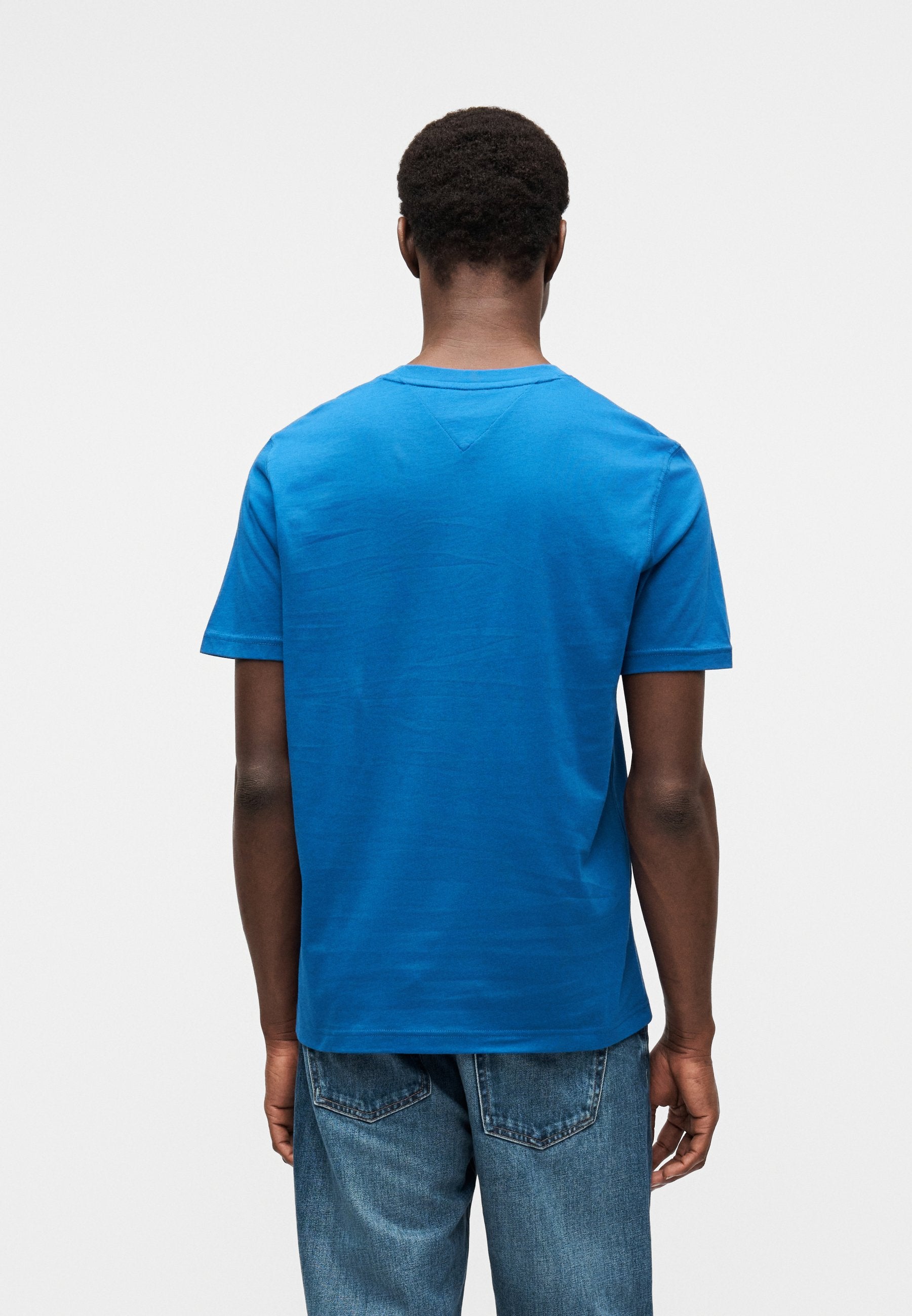 LOGO EMBROIDERY JERSEY CREW NECK T-SHIRT Media 4