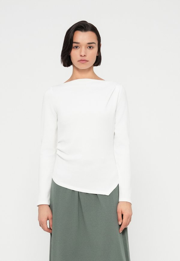 Vero Moda VMMILLE - Long sleeved top - bright white