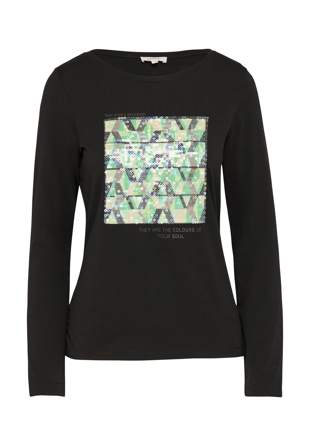 s.Oliver MIT FRONT UND PAILLETTEN