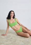 Good American SQUARE NECK COMPRESSION SWIM