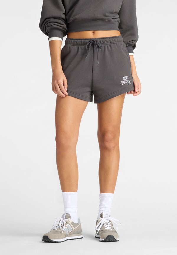 New Balance FRENCH  - Tracksuit bottoms - faded black