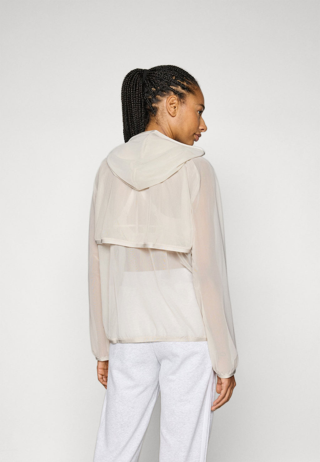 adidas Sportswear SOFT LUX MESH FULL ZIP HOODIE