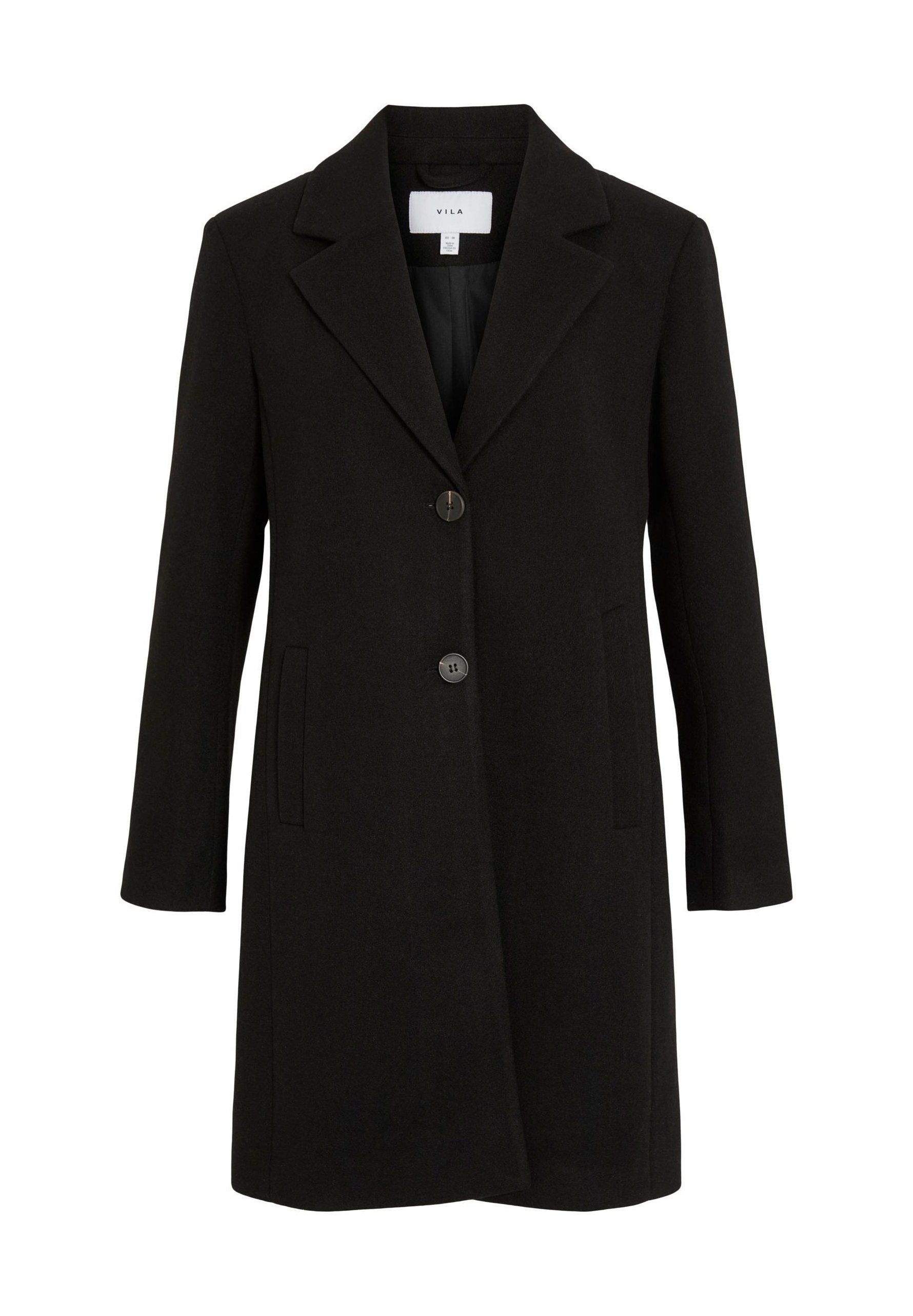 VILA VICLAUDIA BUTTON COAT - NOOS