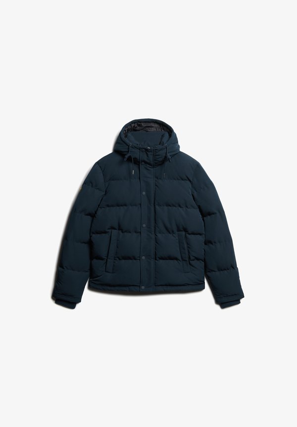 Superdry & Co EVEREST HOODED PUFFER - Winter jacket - eclipse navy