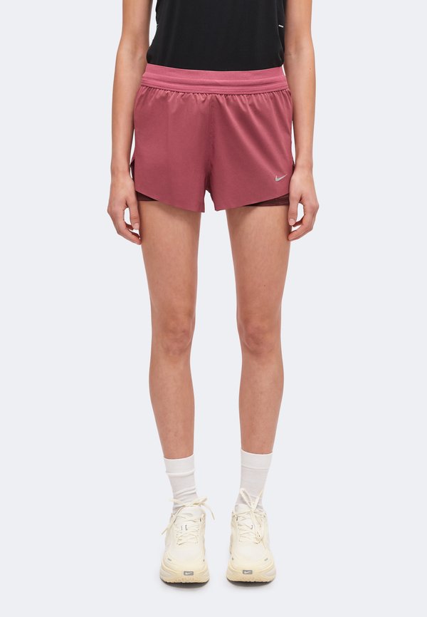 Nike Performance SWIFT - 2-in-1 shorts - pink smoke/mystic dates