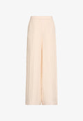 Calvin Klein CALVIN KLEIN RELAXED SHEER STRIPE CRINKLE TROUSERS - Trousers - beige