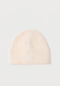 Tommy Hilfiger CASHMERE BLEND LOGO EMBROIDERY BEANIE - Beanie - soft cream