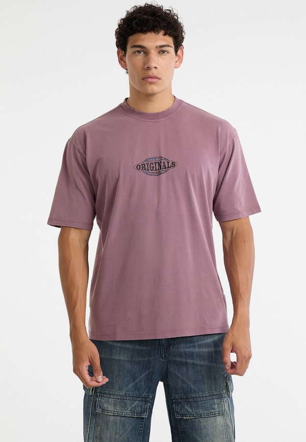 Guess with printed logo - Print T-shirt - violett