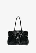 Bershka BELT - SHOPPER BAG - Handbag - black