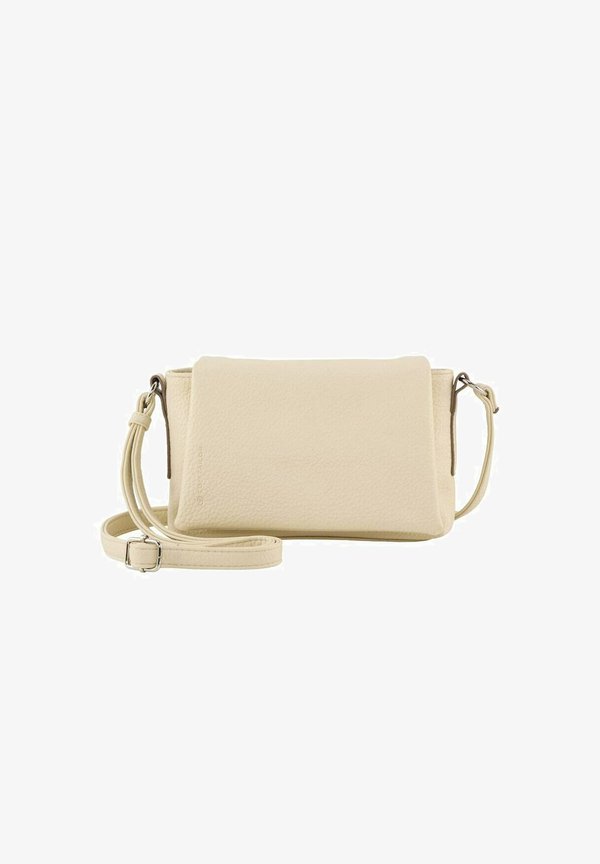 TOM TAILOR LISSI FLAP BAG S NO ZIP - Cross body bag - off white   off white