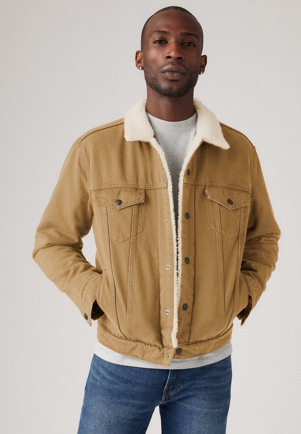Levi's® TYPE 3 TRUCKER - Denim jacket - ermine