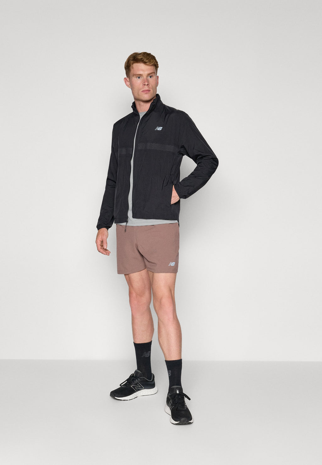 New Balance ATHLETICS REFLECTIVE PACKABLE JACKET
