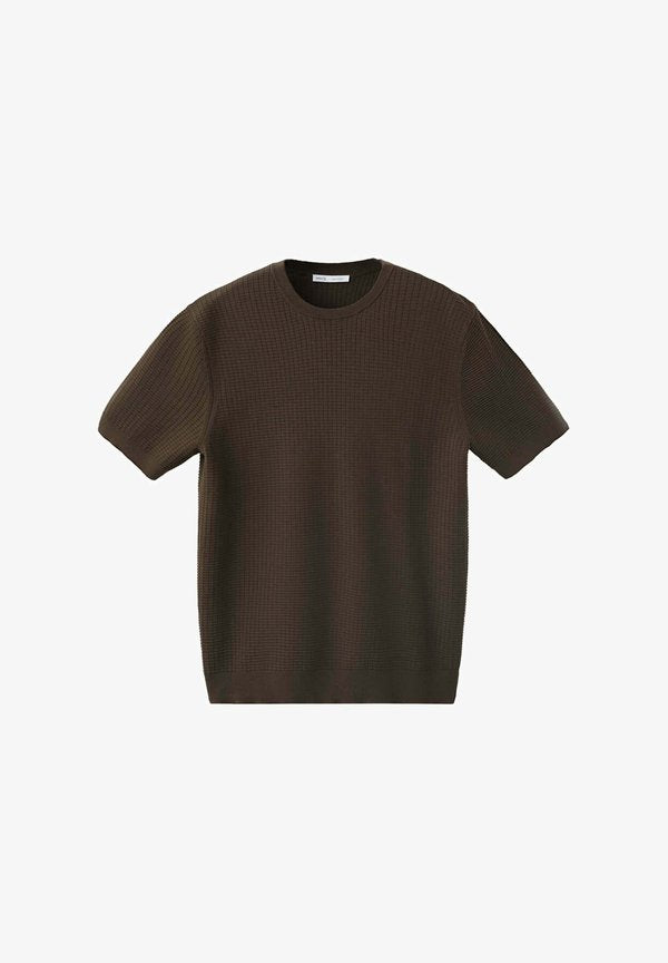 Mango ADULT - Basic T-shirt - brown