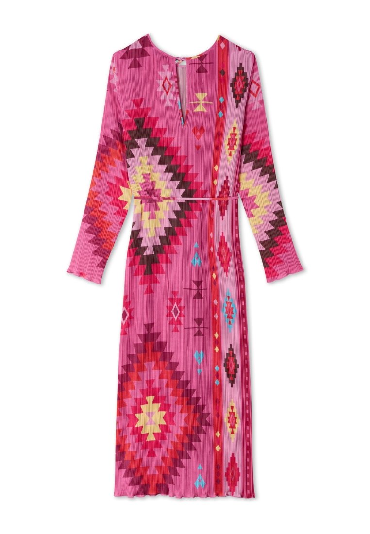 Never Fully Dressed PINK BRIDGET PLISSE DRESS