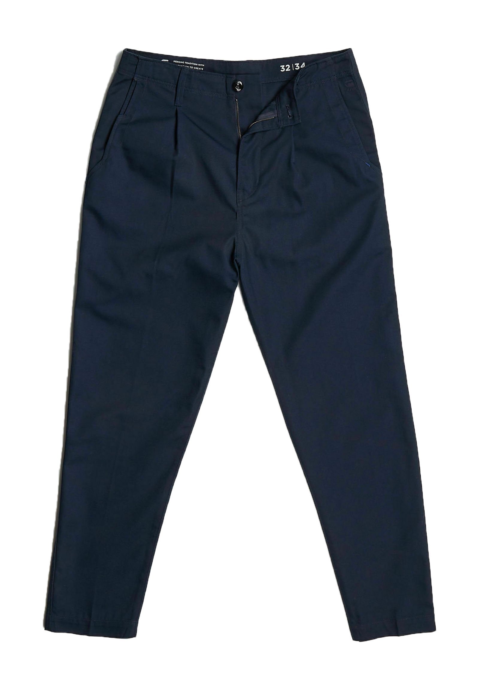 G-STAR PLEATED CHINO