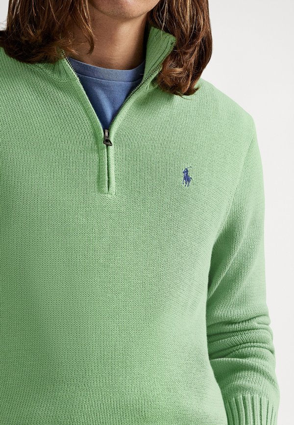 Polo Ralph Lauren COTTON QUARTER-ZIP MOCKNECK SWEATER