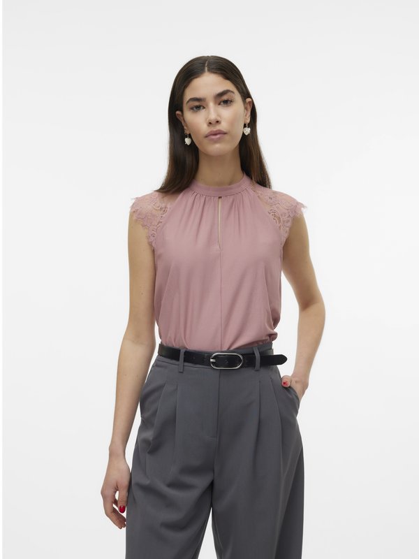 Vero Moda MILLA TEE - Top - nostalgia rose