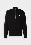Calvin Klein Jeans QUARTER ZIP - Jumper - black