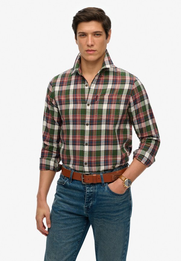 Superdry & Co VINTAGE CHECK - Shirt - upstate check green