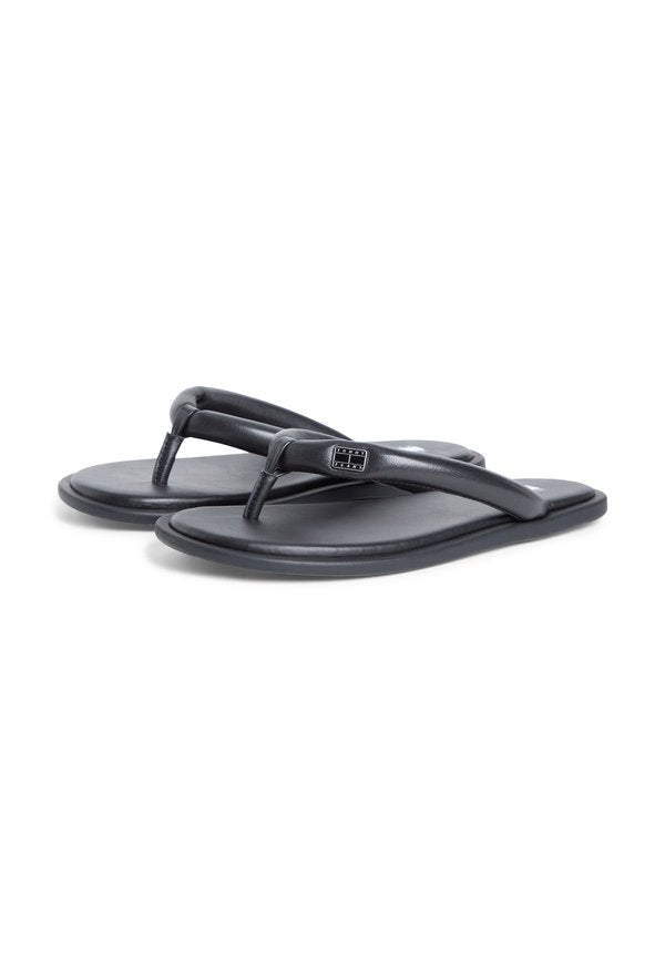 Tommy Jeans LEATHER PADDED STRAP FLIP-FLOPS