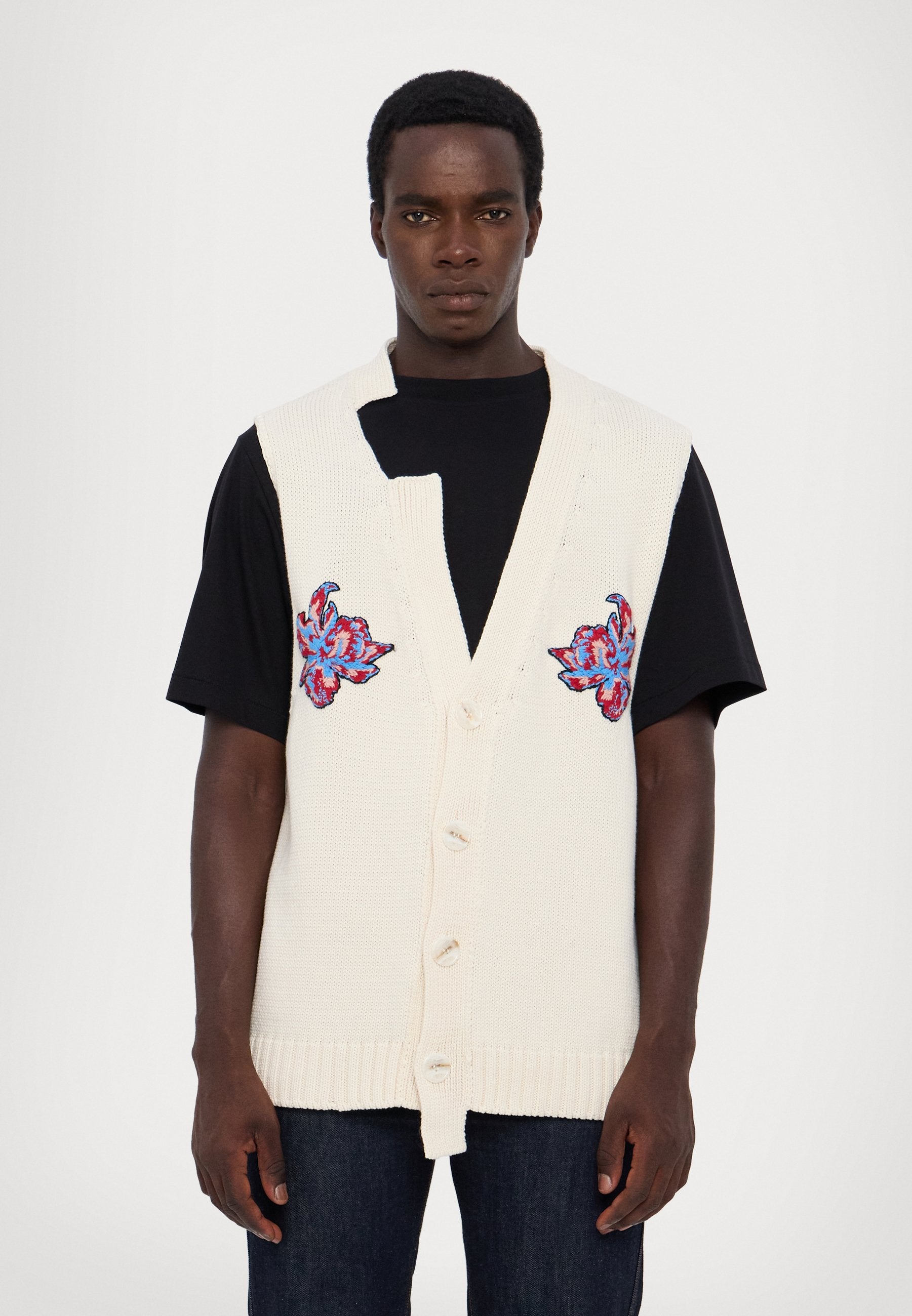 Fiorucci EMBROIDERED GILET UNISEX