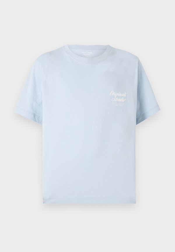 Jack & Jones JORNORREBRO TYPO TEE SS CREW NECK NOOS - Print T-shirt - skyway
